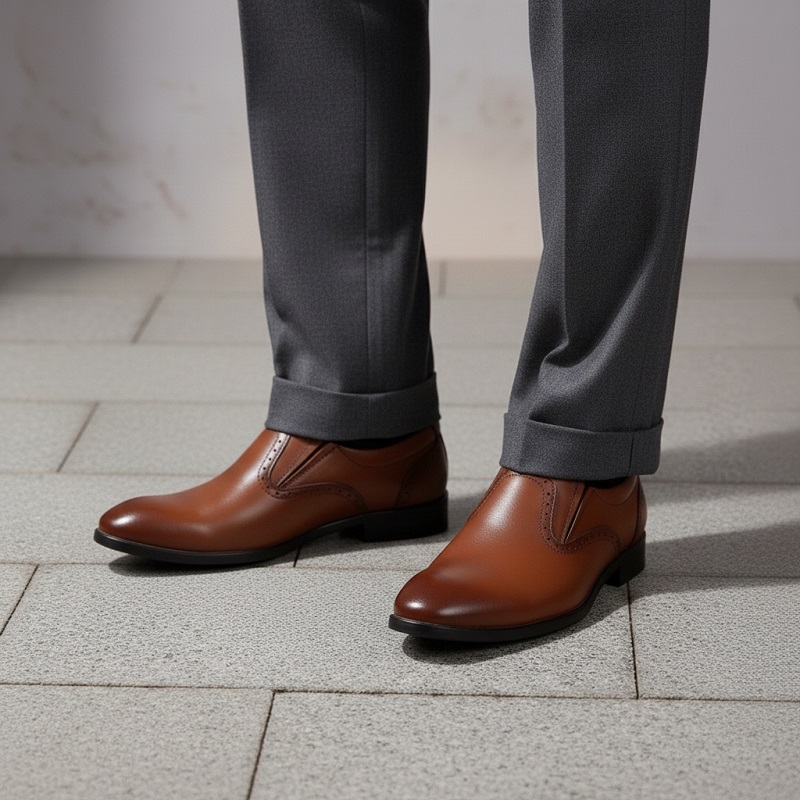 کفش رسمی مردانه مدل Dena-عسلی